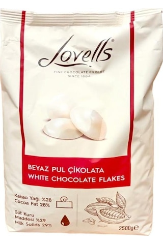 Lovells Beyaz Pul Çikolata 2500 G