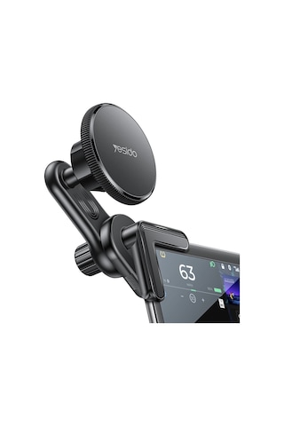 Yesido C213 Araba Kayan Ekran Klipsli Magsafe Manyetik Telefon Tutucu Siyah