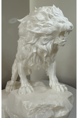 3d Baskı Biblo Aslan Renklendirilebilir