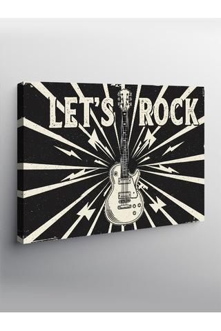 Kanvas Tablo Rock Ve Gitar Posteri