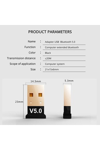 Bluetooth Pc Dongle 5.0 Adapter