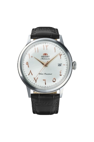 Orient Ra-ac0038s30b Kurmalı Otomatik Deri Siyah 41 Mm Erkek Kol Saati Gri
