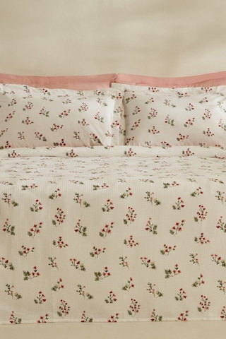 Karaca Home Silvie %100 Pamuk Tek Kişilik Pike Takımı Kırmızı Kırmızı