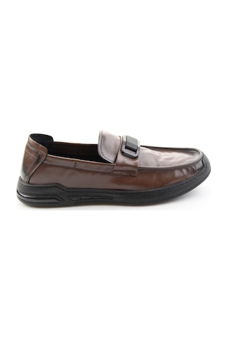 Kahve Hakiki Deri Erkek Loafer Ayakkabı E01185590203