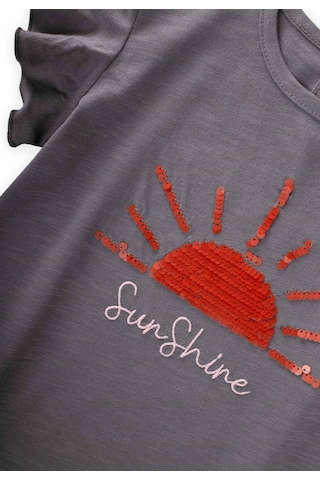 Cigit Pullu T-shirt 1-10 Yaş O Gri
