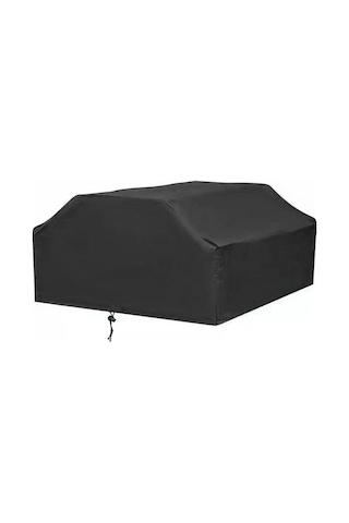 Reedark 210d Siyah Dış Mekan Masa Örtüsü - Dört Kişilik Masa İçin Tam Koruma, Yağmur Ve Güneş Dayanıklı, 160x150x80 Cm