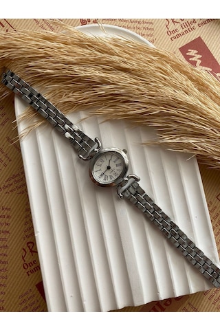 Rub065 25 Mm Rubsey Retro Minimal Hasır Kordon Vintage Kadın Kol Saati Siyah