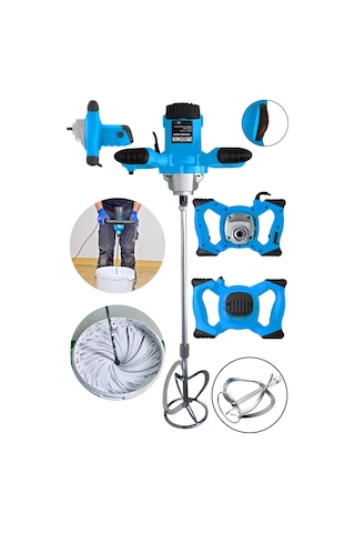 Steiner Gt-Blue 3000 W Bakır Sargı Alçı Boya Karıştırıcı Mikser