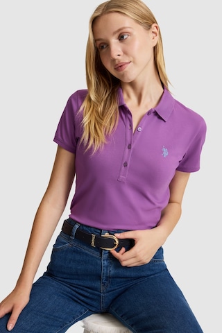 U.S. Polo Assn. U.s. Polo Assn. Kadın Menekşe Tişört Basic 50321818-vr037 Menekse
