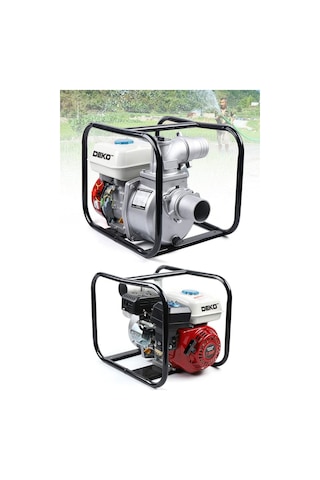 Deko Turkey Dkt201 Benzinli Su Pompası Çift Çarklı 7.5Hp 50Mm