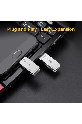 Novahub Kodak K223c 128gb Usb 3.1 Type-c Metal Flash Bellek - Hızlı Veri Aktarımı, 360 Derece Dönüş, Araç Ve Telefon Uyumlu