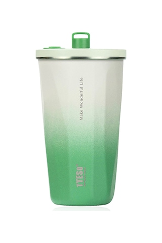 Tyeso Candy Tumbler Vakumlu Paslanmaz Çelik Termos 600 Ml-Yeşil