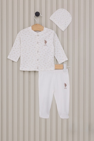 U.S. Polo Assn. Erkek Bebek Beyaz Takım 5274-45836 Beyaz
