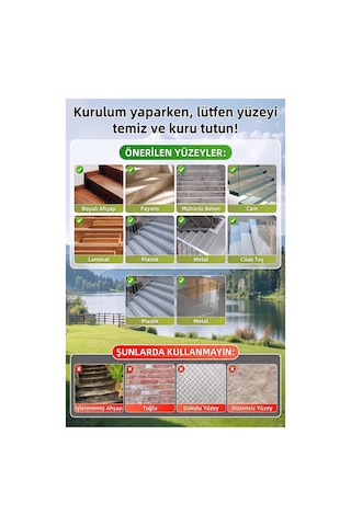 Merdiven Kaydırmaz Bant Sarı Siyah 50mm 2 Adet Mas Güvenlik Uyarı Bandı 15 Metre 5 Cm Yapışkanlı Basamak Mermer Beton