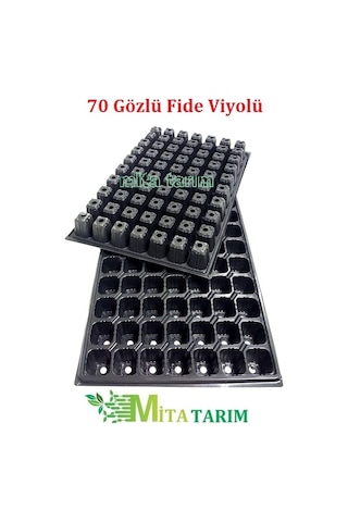 Fide Viyol, 70 Gözlü, 5 Adet Fide Viyolü, Fide Yetiştirme Kabı