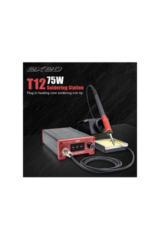 T12 Dijital Isı Ayarlı Havya Lehimleme İstasyonu Makinası 75w