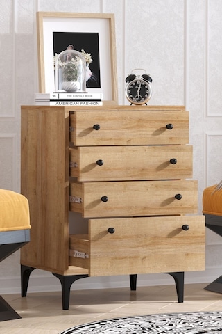 Decormet Holy Şifonyer Safir Meşe Diğer