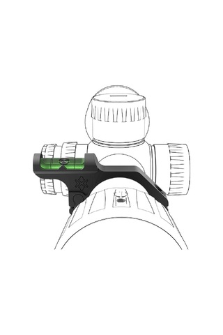 X-accu 30mm Dürbün Terazisi Yan Offset Bubble Genıı Scacd-26 Siyah