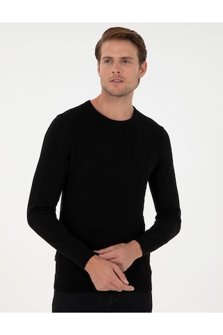 Pierre Cardin Erkek Siyah Kazak /triko 50300499-vr046 Siyah