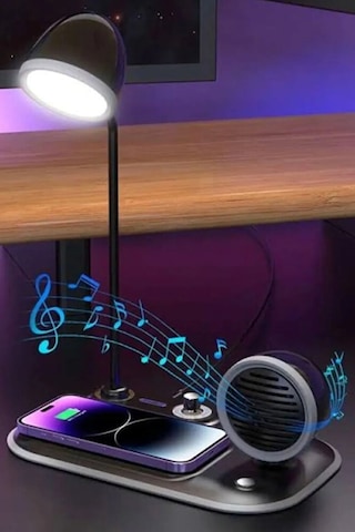 3in1 Masa Lambası / 15w Cep Telefonu Kablosuz Hızlı Şarj Standı / Diğer