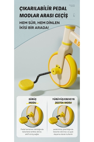 Luddy Bduck Bisiklet Mavi - Pembe