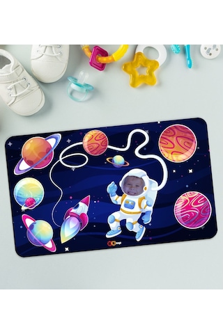 Bk Toys Çocuklara Özel Uzay Konseptli Büyük Boy Ahşap Eğitici Yap