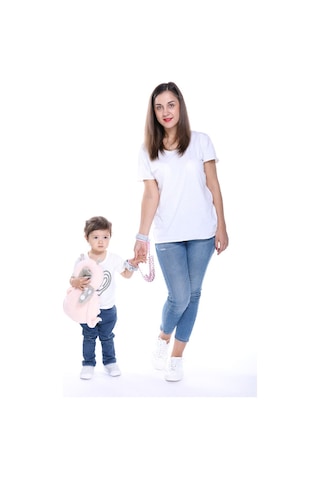 Babyplay Çocuklar İçin Kaybolma Önleyici Bileklik 2 Metre- Reflektörlü, Anahtarlıklı, Sağlam, Güvenli Tasarım Yeşil