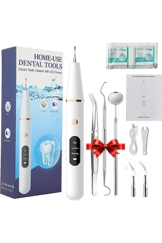 Joyhub Ben Nevis Elektrikli Taşınabilir Diş Temizleme Cihazı Diş Taşı Temizleyici Paslanmaz Çelik Diş Temizleme Cihazı Güzellik Diş Cihazı Uc7umm