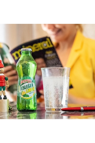 Beypazarı Fesleğen Limon Aromalı Maden Suyu 200 Ml X 24 Adet