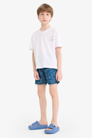 Defacto Erkek Çocuk Köpek Balığı Desenli Deniz Şortu E7572a825hsnv248 Lacivert