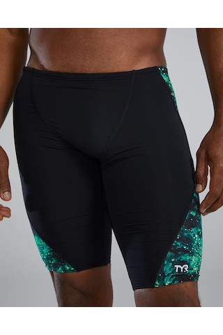 Tyr Durafast Elite Erkek Jammer Mayo - Radiant Flare Siyah - Yeşil