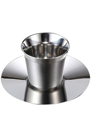 Suntek Çift Duvarlı Kahve Kupa Yalıtımlı Çay Bardağı Plakalı S