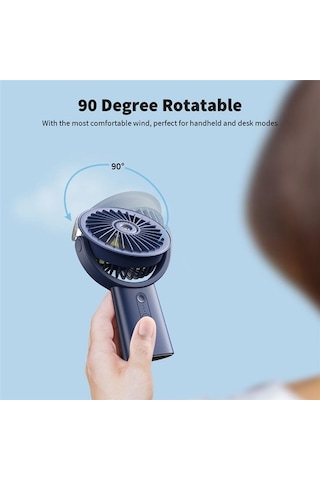 Misting Fan Taşınabilir El Fanı, 4000mah El Sulu Fan 90 Ayarlanabilir Küçük Bay Fan Seyahat Ev Açık Plaj Için, B 9027 Renkli