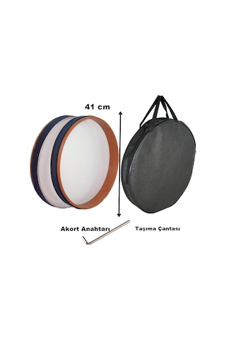 Piarro 41 Cm Ayarlı İnce Pvs Bendir