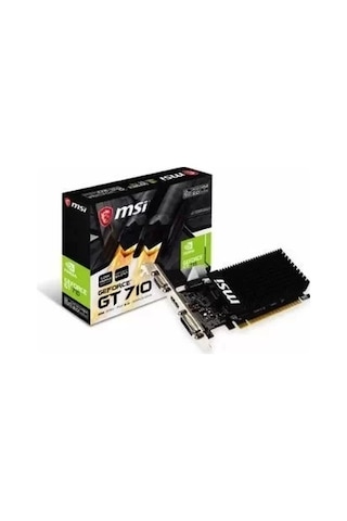 Msı Geforce Gt710 2gd3h Lp 2gb Ddr3 64bıt 1xvga 1xhdmı 1xdvı Ekran Kartı