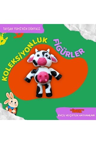 Tavşan Yumi Evcil Ve Çiftlik Hayvanları Koleksiyonu- 4 Parça 5-7 Cm Hareketli Oyuncaklar Ve Bilgilendirici Kartlar "