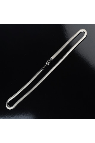 idovm Yılan Desenli Erkek Kolye Çelik Zincir Takı Aksesuar k24 t5 Çelik