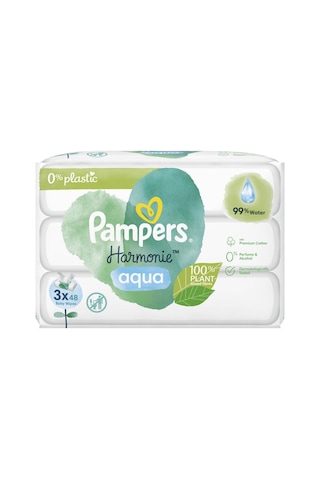 Prima Aqua Pure Islak Havlu Mendil 3'lü 144 Yaprak Islak Mendil