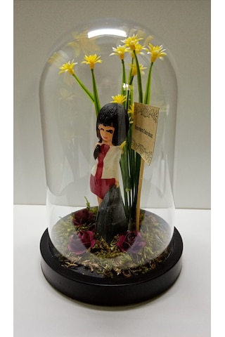 Çalışan Anneye Hediye Kadın Ofis Çalışanı Yeni Iş Tebrik Ve Terfi Hediyesi Mika Fanus Teraryum