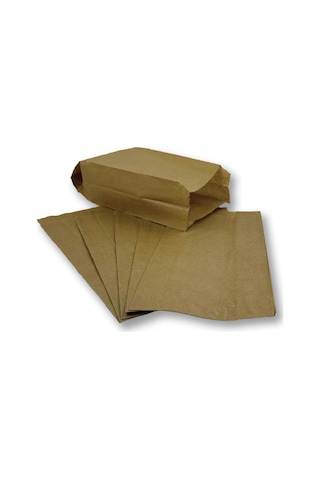 1 Kg Orta Boy Kraft-şamua Çizgili Kese Kağıdı, Hediye Paketi 12x29cm Düz Renk