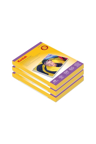 Kodak 230 Gr10X15 Parlak 3'Lü 300 Adet Inkjet Fotoğraf Kağıdı Kodak 230 Gr10X15 Parlak 3'Lü 300 Adet Inkjet Fotoğraf Kağıdı