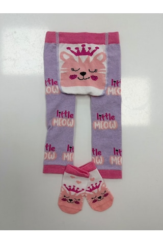 Bebek Pijama Tayt Çorap LİLA