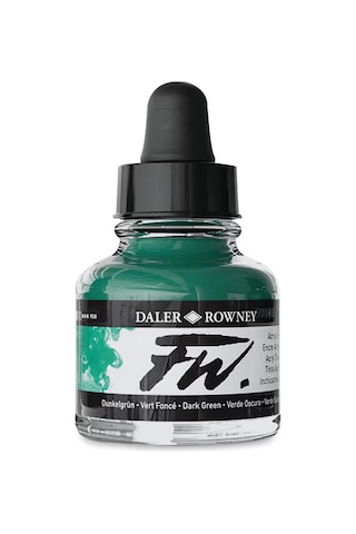 Daler Rowney Fw Ink Akrilik Mürekkep 29.5 Ml Dark Green 326 Diğer