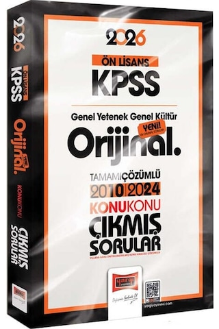 Yargı 2026 Kpss Lise Ön Lisans Gy-gk Orijinal 2010-2024 Konu Konu Çıkmış Sorular