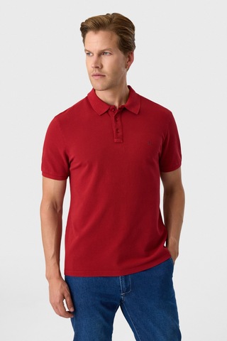 Back And Bond Regular Fit Kırmızı Polo Yaka Tişört