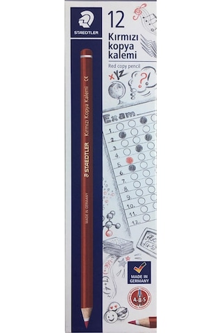 Staedtler Kopya Kalemi Kırmızı 13144-23Ln 12'li