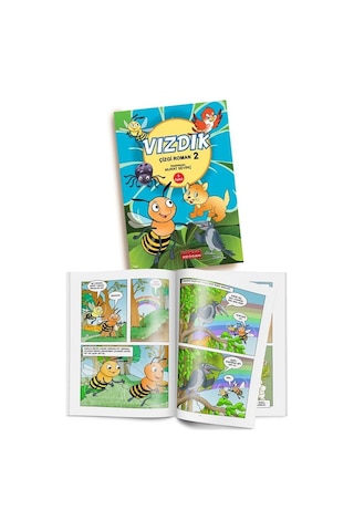 Vızdık Çizgi Roman Renkli Öykü Serisi Cilt - 2 - Aziz Sivaslıoğlu - Bordo Ressam