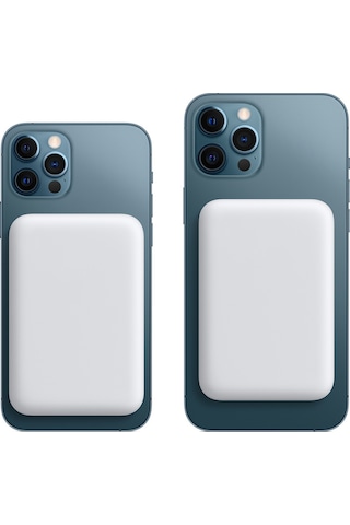 Manyetik Kablosuz 5000 Mah Powerbank Magsafe Uyumlu 5w Wireless Şarj Uçakta Kullanım Sertifikalı BEYAZ