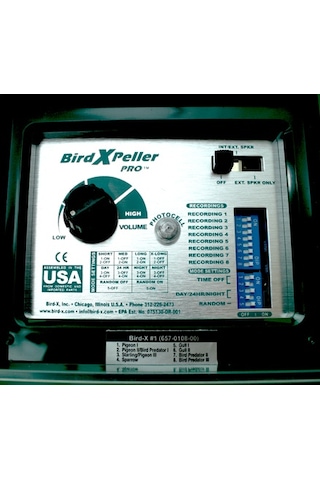Bird-X Peller Pro Sonik Kuş Kovucu Cihaz 4000 M² Etkili