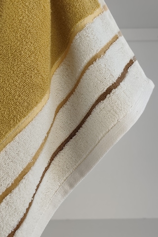 İpliği Boyalı Ucu Çizgili El Yüz Havlusu-%100 Pamuk Havlu